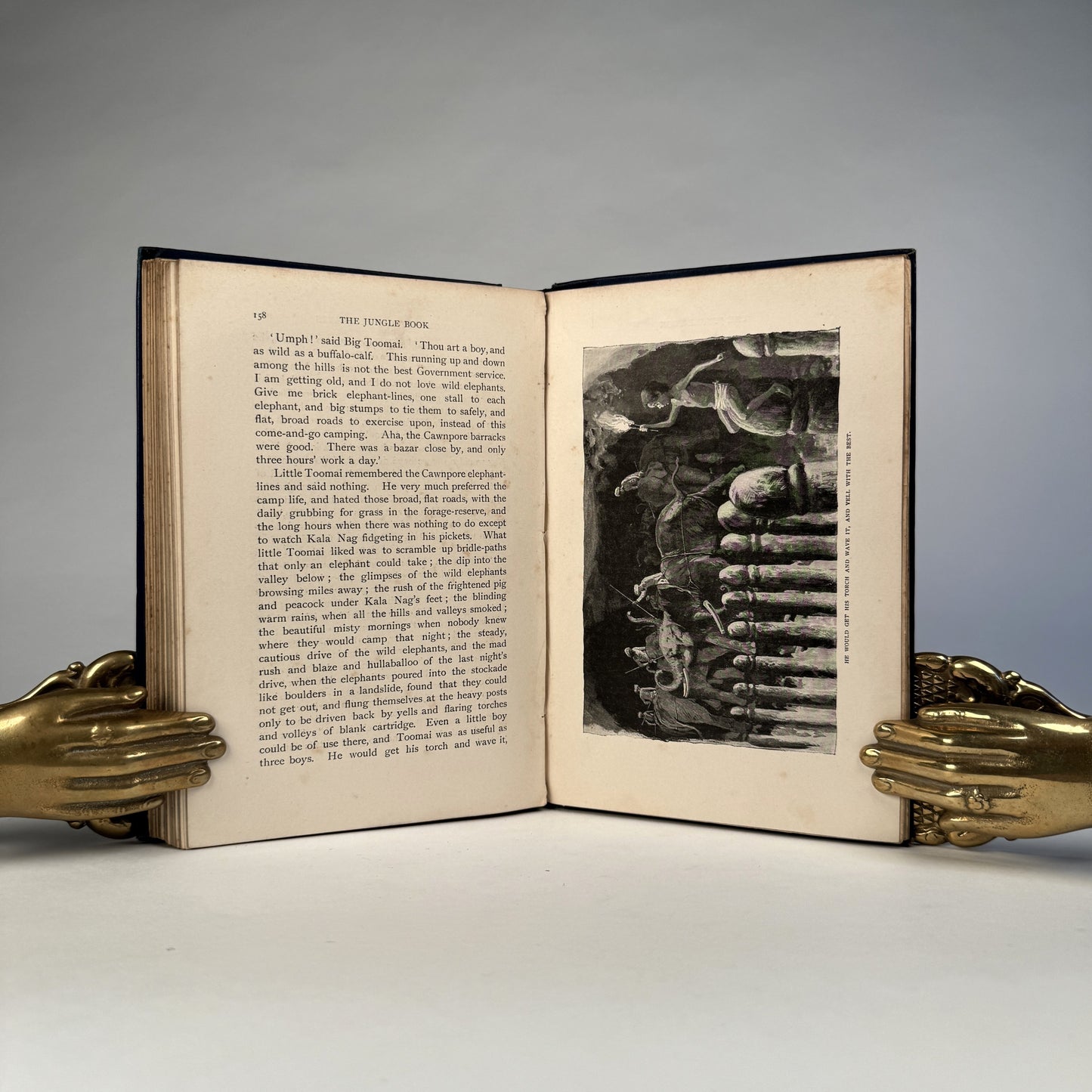Rudyard Kipling’s The Jungle Book & The Second Jungle Book - Original Gilt Cloth Two-Volume Set