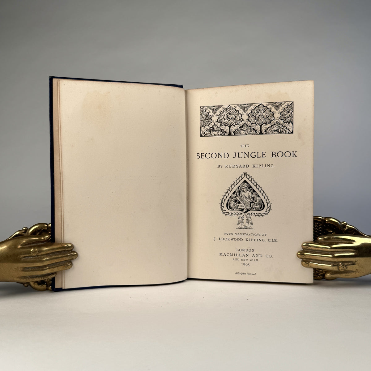 Rudyard Kipling’s The Jungle Book & The Second Jungle Book - Original Gilt Cloth Two-Volume Set