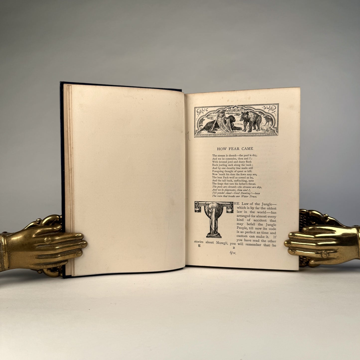 Rudyard Kipling’s The Jungle Book & The Second Jungle Book - Original Gilt Cloth Two-Volume Set
