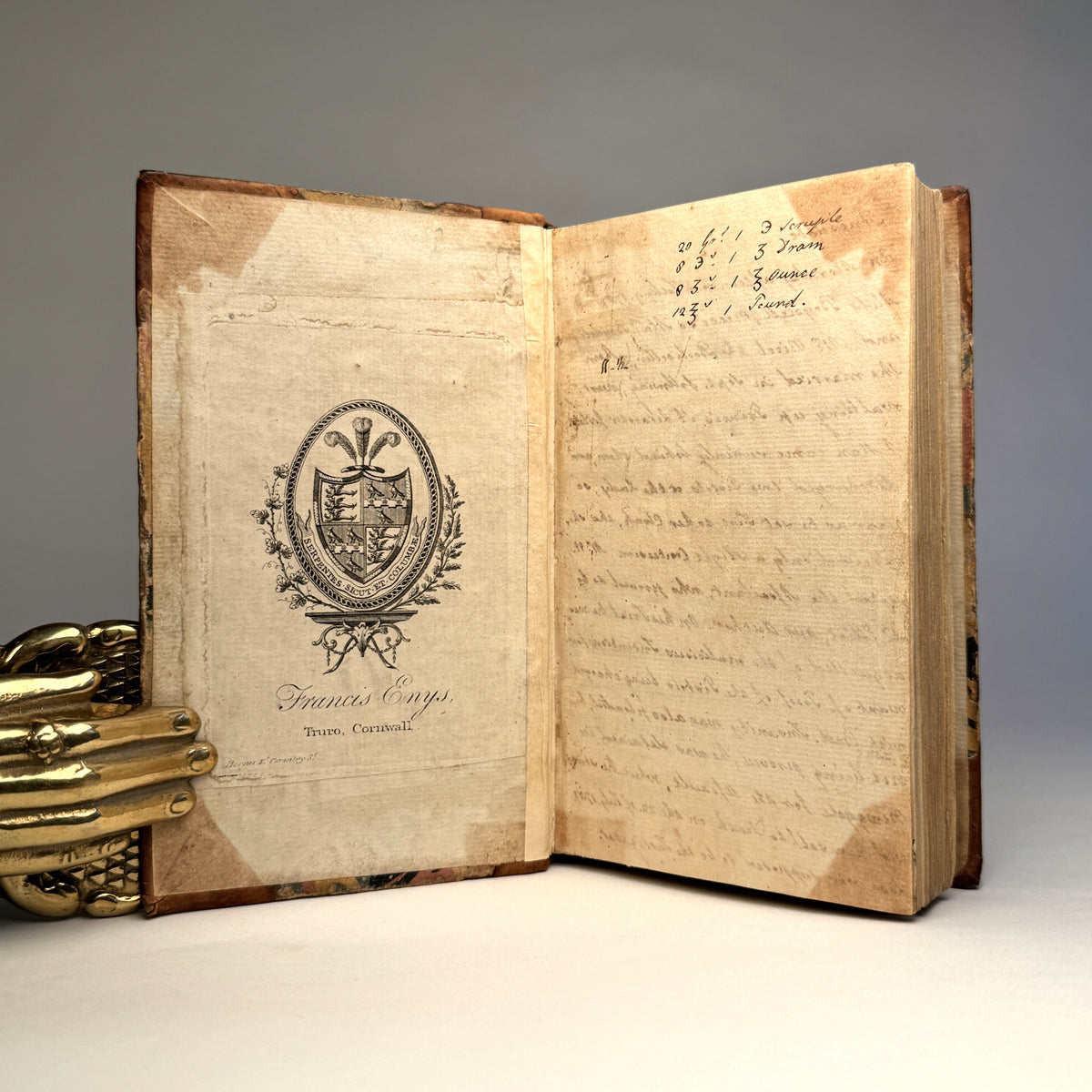 The Medical Pocket-Book - Annotated Georgian Medical Handbook, 1781