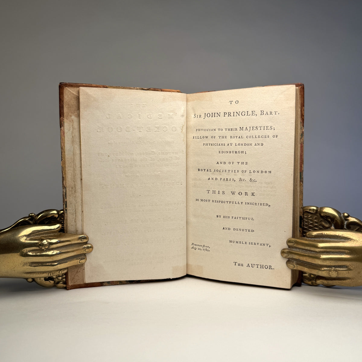 The Medical Pocket-Book - Annotated Georgian Medical Handbook, 1781