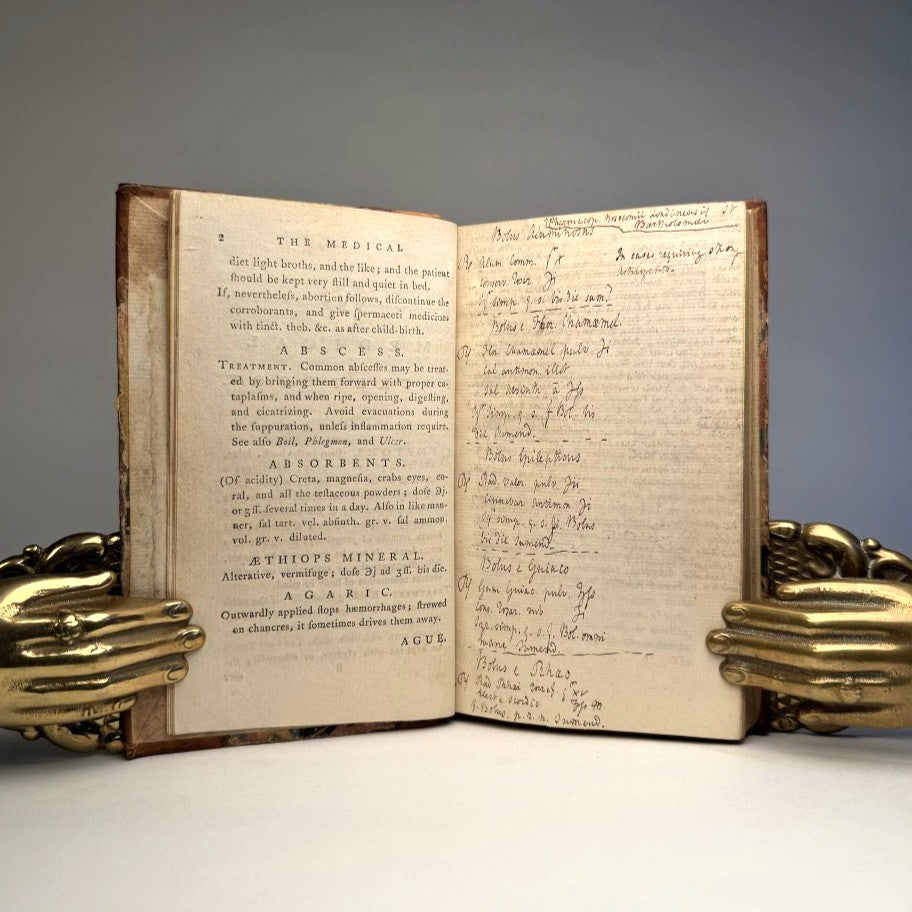 The Medical Pocket-Book - Annotated Georgian Medical Handbook, 1781