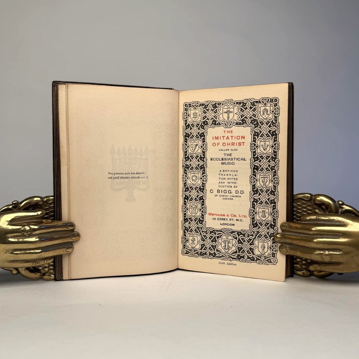 The Imitation of Christ - Fine Zaehnsdorf Morocco Binding, 1912