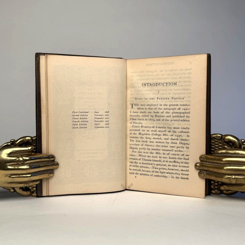 The Imitation of Christ - Fine Zaehnsdorf Morocco Binding, 1912