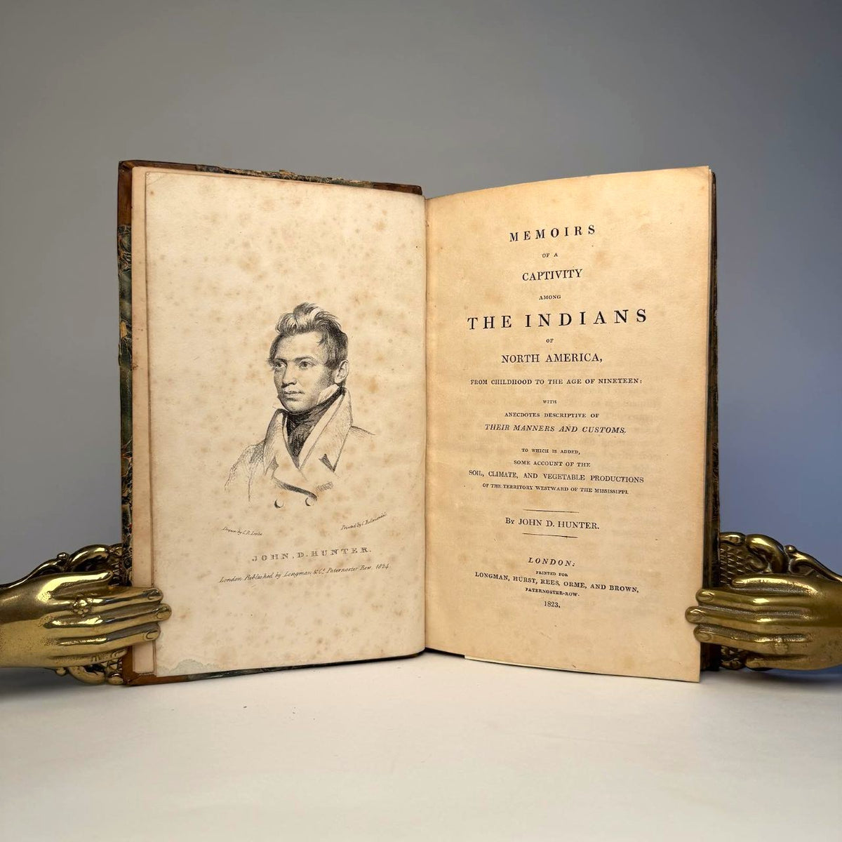 Memoirs of a Captivity Among the Indians of North America - John D. Hunter, 1823