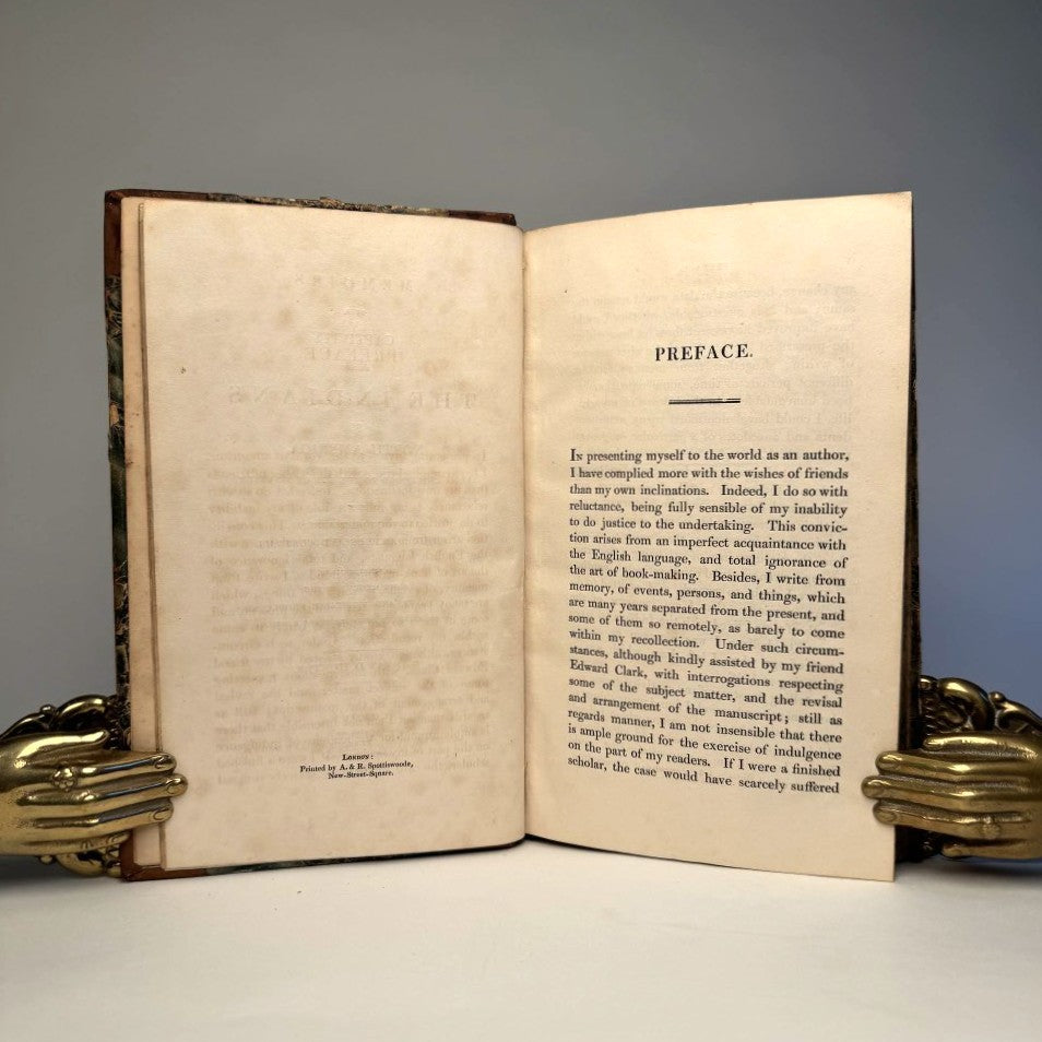 Memoirs of a Captivity Among the Indians of North America - John D. Hunter, 1823