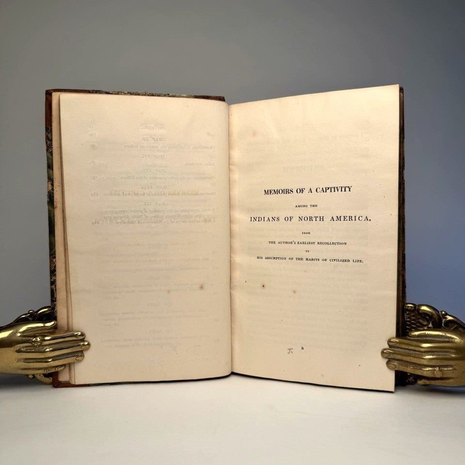 Memoirs of a Captivity Among the Indians of North America - John D. Hunter, 1823