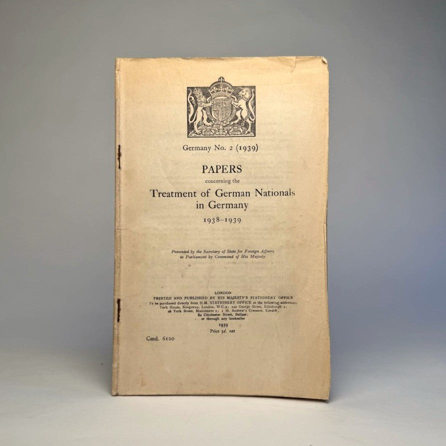 The Road to War - Five Government Papers from the Library of Lord Portal, 1939-1942