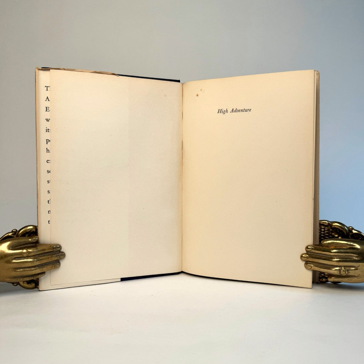 High Adventure by Edmund Hillary - Signed with the Scarce E. P. Hillary Signature