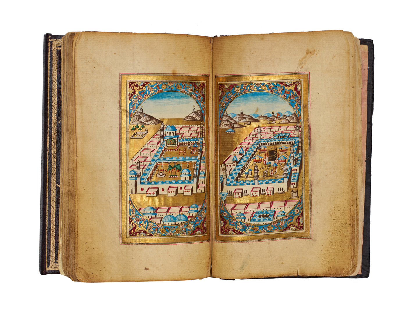 A Finely Illuminated Ottoman Dala’il al-Khayrat Manuscript with Views of Mecca and Medina, c. 1785