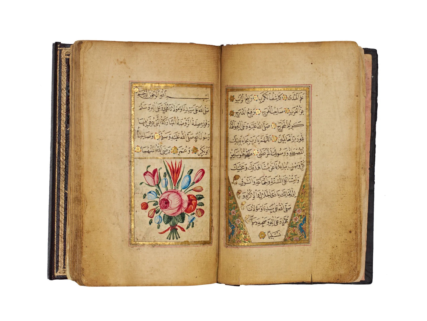 A Finely Illuminated Ottoman Dala’il al-Khayrat Manuscript with Views of Mecca and Medina, c. 1785