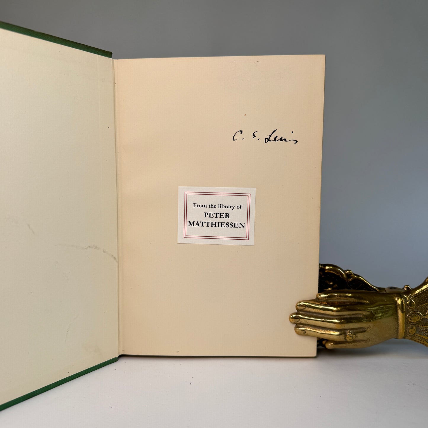 The Magician’s Nephew - Signed First Edition with Matthiessen Provenance