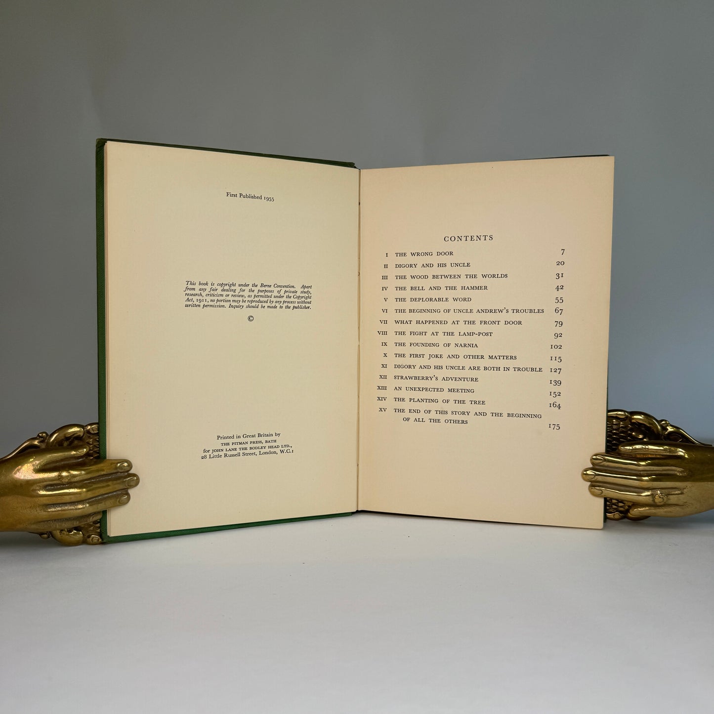 The Magician’s Nephew - Signed First Edition with Matthiessen Provenance
