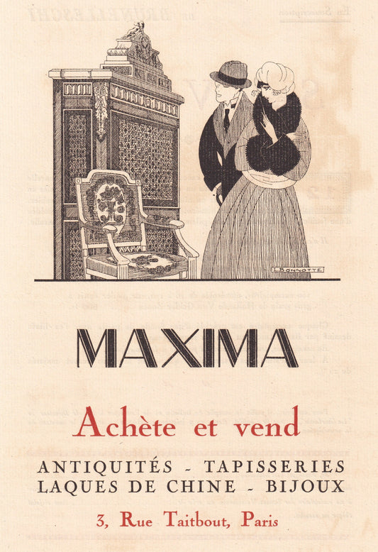 Maxima Paris Advertisement