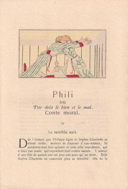 Phili ou Par Dela le bien et la mal Conte Moral