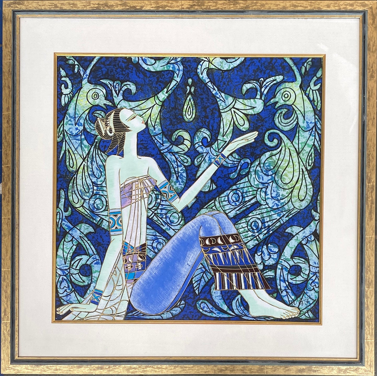 After Ting Shao Kuang - Set of Four Gouache Paintings on Paper