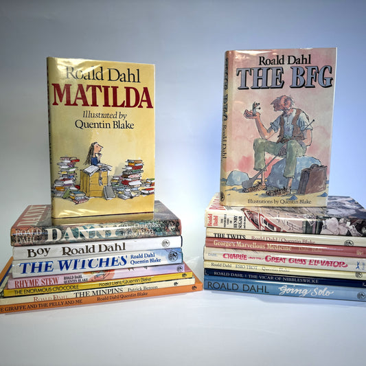 Roald Dahl - A Library of Mischief and Magic - Sixteen First Editions, 1972-1991 - In Dust Jackets