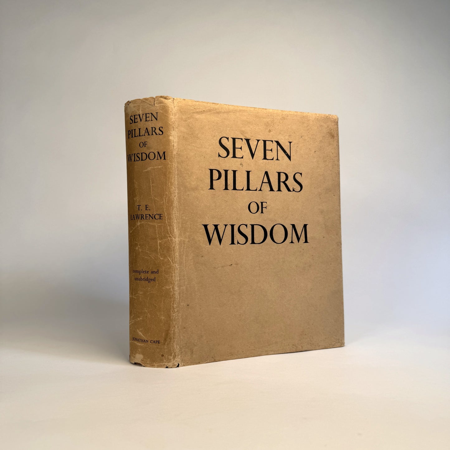 T. E. Lawrence’s Seven Pillars of Wisdom - Scarce 1935 Dust Jacket