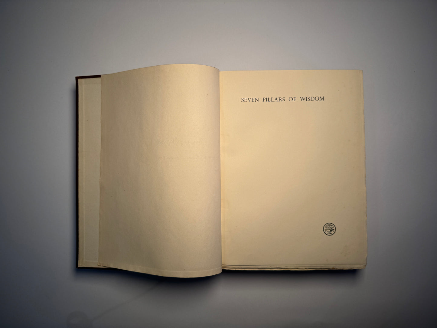 Seven Pillars of Wisdom by T. E. Lawrence