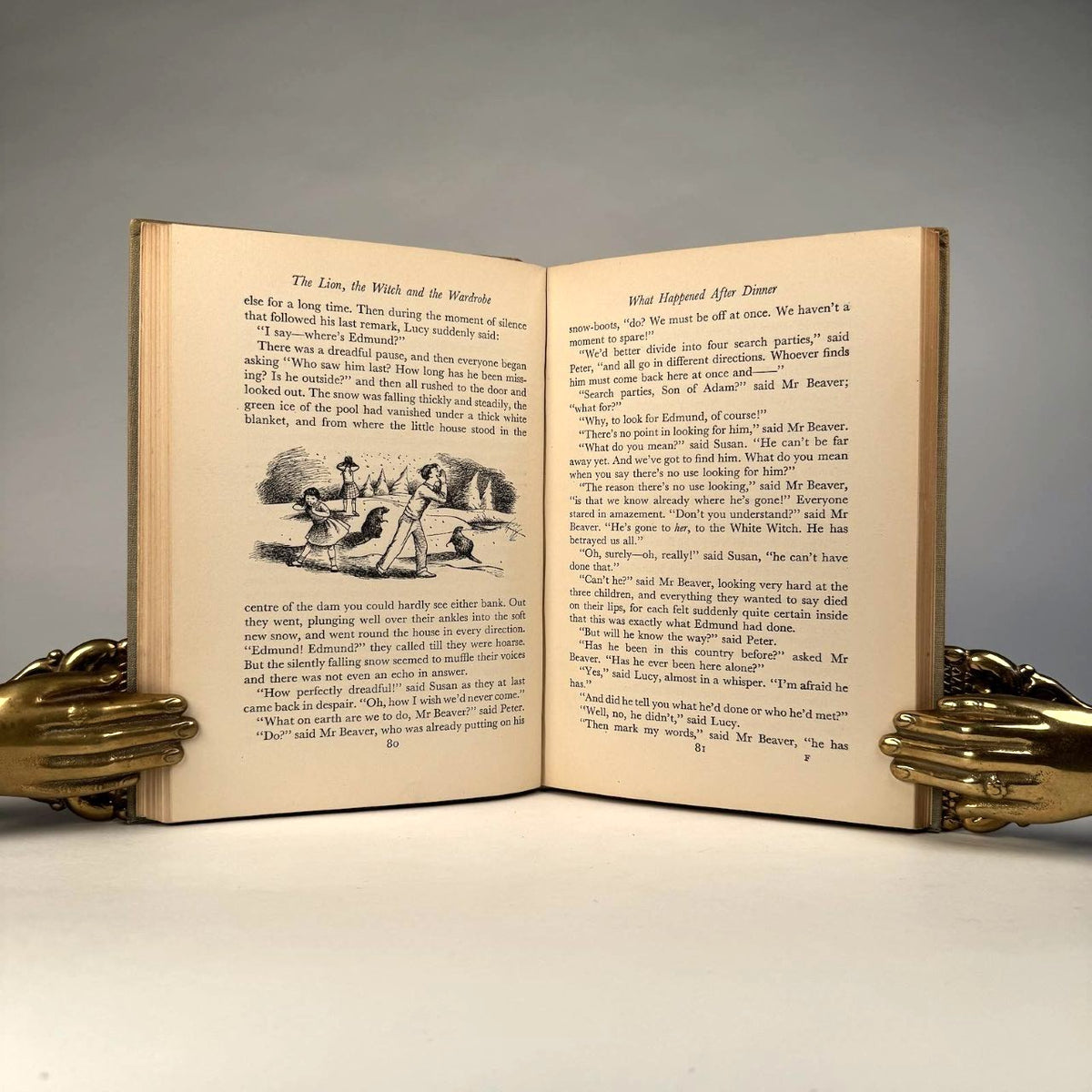 C. S. Lewis’s The Lion, the Witch and the Wardrobe - Rare Unclipped Original Dust Jacket