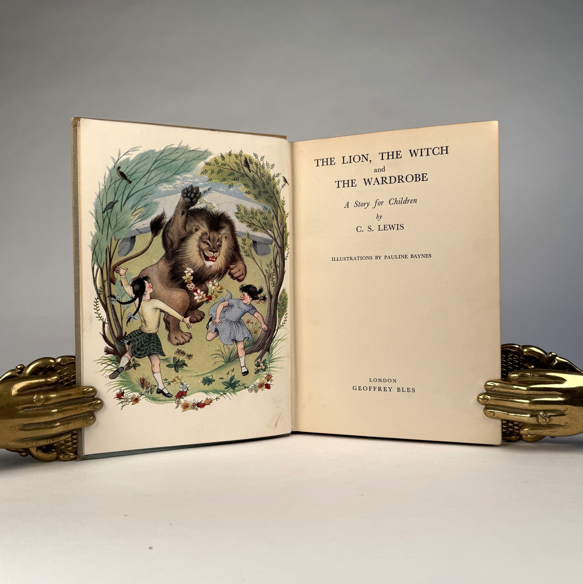 C. S. Lewis’s The Lion, the Witch and the Wardrobe - Rare Unclipped Original Dust Jacket